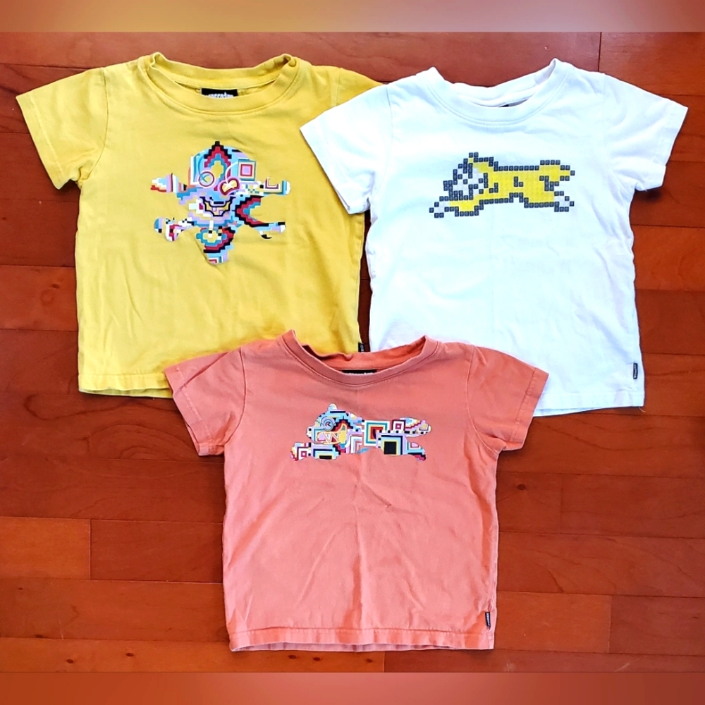 Icecream Colorful Kids Graphic T-Shirts Set